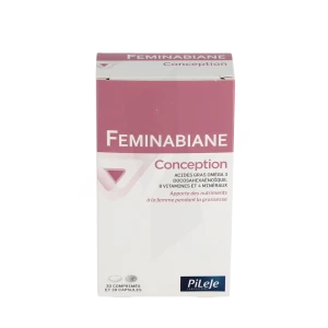 Pileje Feminabiane Conception 30 Comprimés Et 30 Capsules