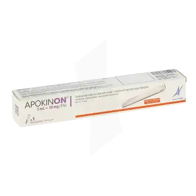 Apokinon 30 Mg/3 Ml (1 %), Solution Injectable En Stylo Pré-rempli à Nice