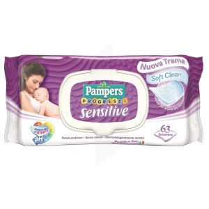 Pampers Sensitive Lingette, Recharge 63