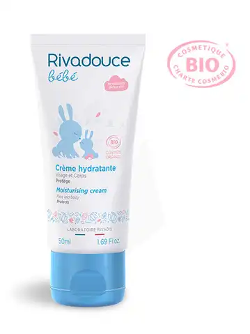 Rivadouce Bébé Bio Crème Hydratante T/50ml
