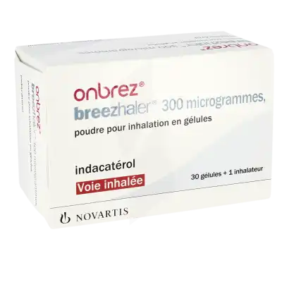Onbrez Breezhaler 300 Microgrammes, Poudre Pour Inhalation En Gélule à Ris-Orangis