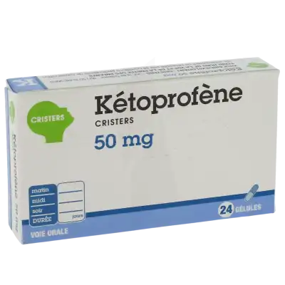 Ketoprofene Cristers 50 Mg, Gélule à Casteljaloux