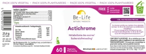 Be-life Actichrome Gélules B/60