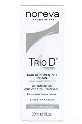 Noreva Trio D Crème Soin Dépigmentant Unifiant Fl Doseur/30ml à STRASBOURG