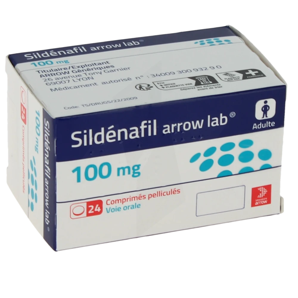 Sildenafil Arrow Lab 100 Mg, Comprimé Pelliculé