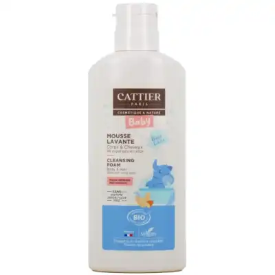 Cattier Bébé Mousse Lavante Bio Cheveux Et Corps à MARIGNANE