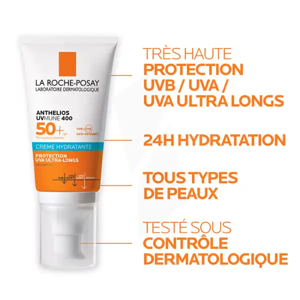 La Roche Posay Anthelios Uvmune 400 Crème Sans Parfum Spf50+ Tube/50ml