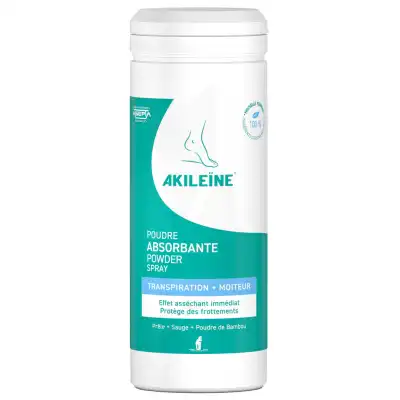 Akileine Soins Verts Poudre Absorbante Frottements Poudreuse/75g à Chauny