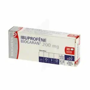 Ibuprofene Biogaran 200 Mg, Comprimé Pelliculé à Tarbes