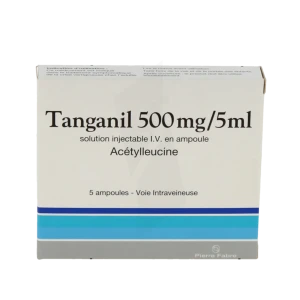 Tanganil 500 Mg/5 Ml, Solution Injectable I.v. En Ampoule