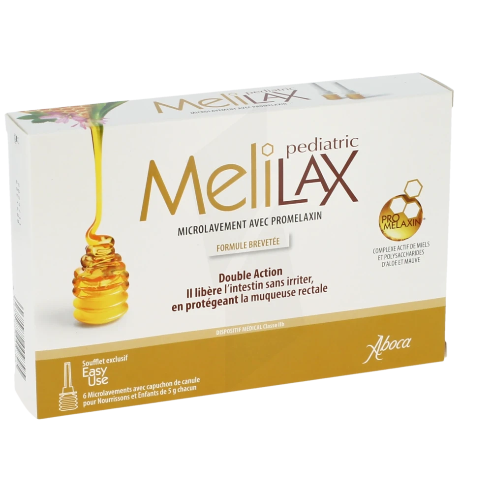 Aboca Melilax Pediatric Gel Rectal Microlavement 6t/5g
