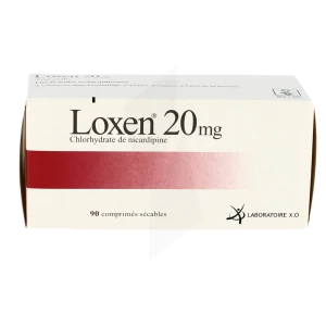 Loxen 20 Mg, Comprimé Sécable