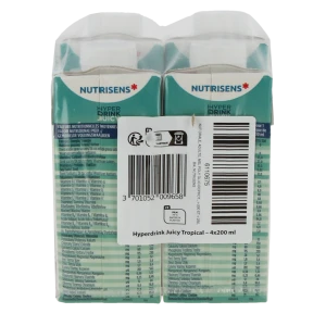Nutrisens Hyperdrink Juicy Hc Nutriment Tropical 4briques/200ml