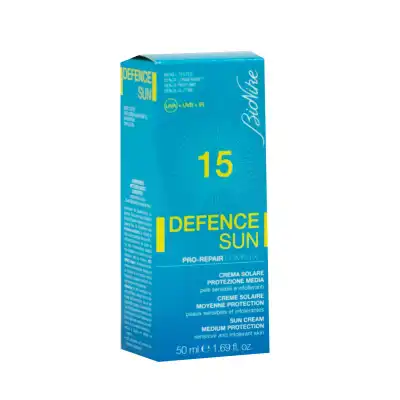 Bionike Defence Sun 15 Crème Peau Sensible Et Intolérante T/50ml à Bondues