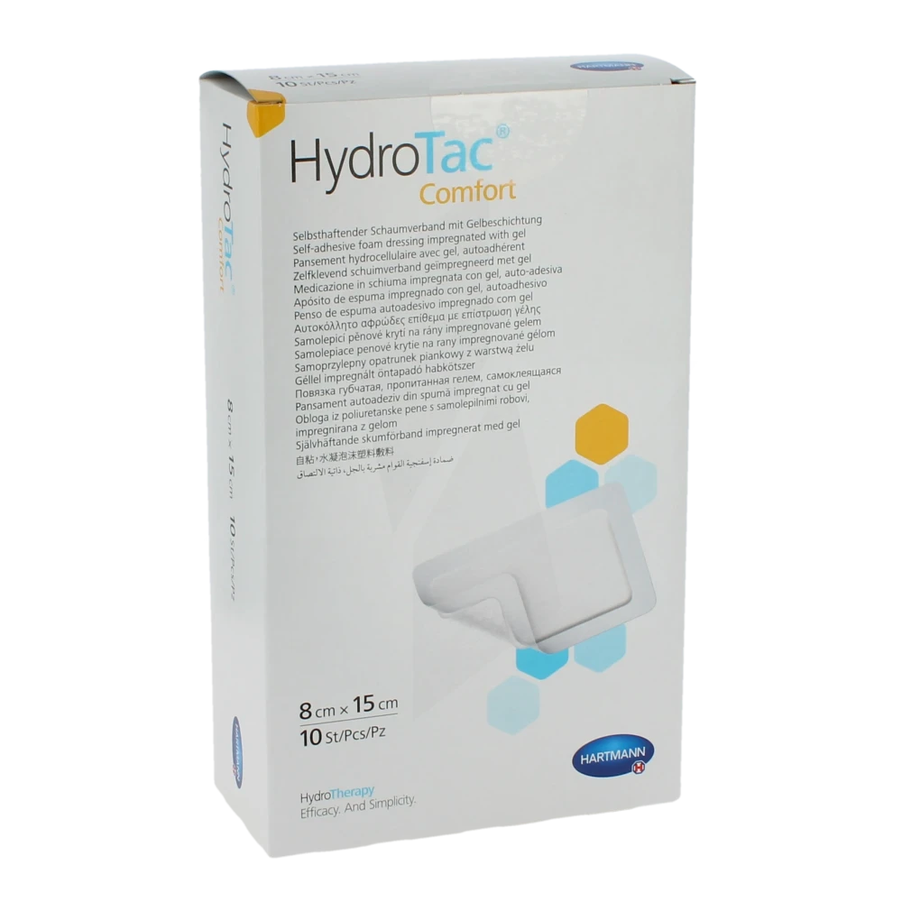 Hydrotac® Comfort Pansement Adhésif 8 X 15 Cm - Boîte De 10