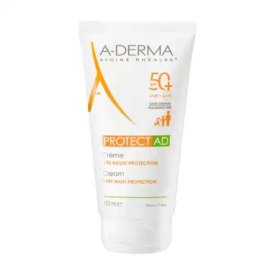 Aderma Protect-ad Spf50+ Crème T/150ml à TOULOUSE