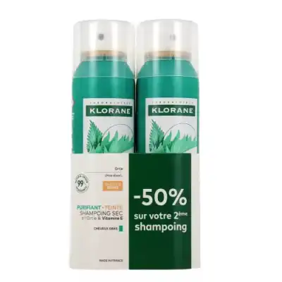 Klorane Capillaire Shampooing Sec Teinté Ortie + Vitamine E 2sprays/150ml à VINCENNES
