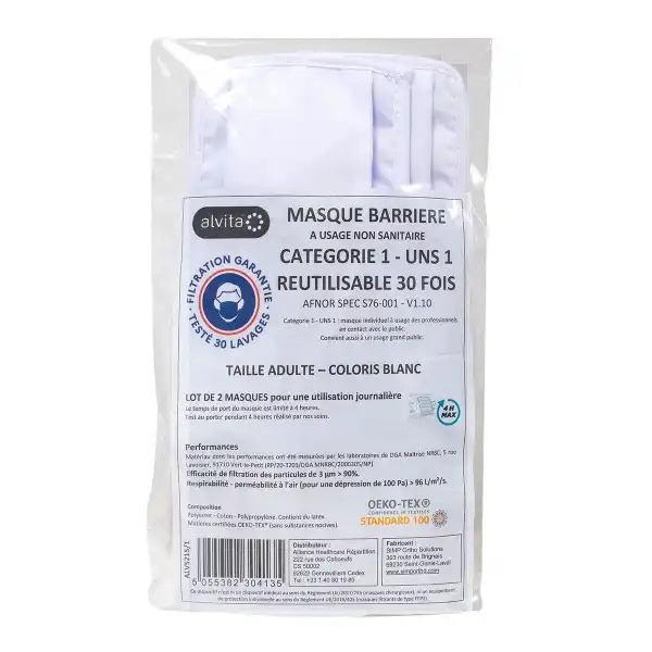 Alvita Masque Adulte