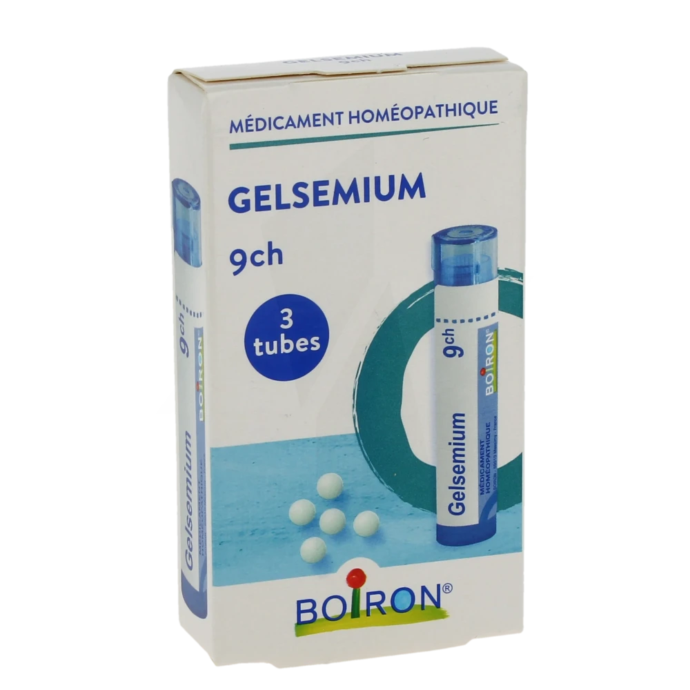 Boiron Gelsemium 9ch Granules 3 Tubes De 4 G