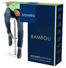 Sigvaris Bambou 2 Chaussette Homme Galet N Large à SAINT-ETIENNE-DE-CUINES