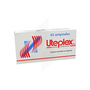 Uteplex 2 Mg Solution Buvable 45 Ampoule/2ml