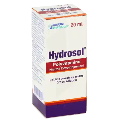 Hydrosol Polyvitamine Pharmadeveloppement S Buv En Gouttes Fl/20ml à LA-RIVIERE-DE-CORPS