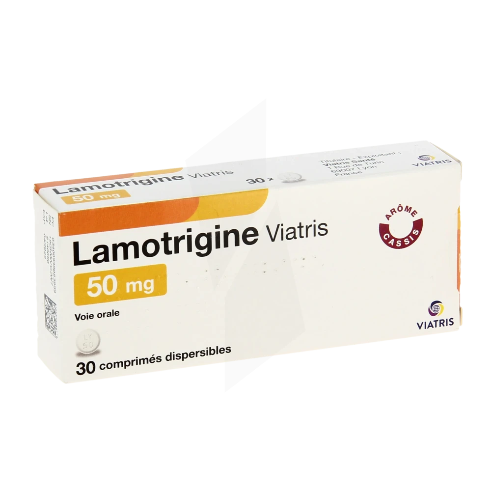 Lamotrigine Viatris 50 Mg, Comprimé Dispersible