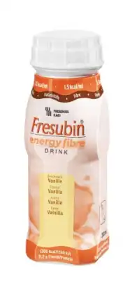 Fresubin 2kcal Fibre Drink Nutriment Vanille 4bouteilles/200ml à VILLENAVE D'ORNON