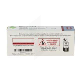 Bisoprolol Cristers 3,75 Mg, Comprimé