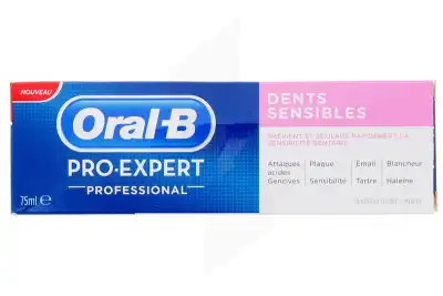 Dentifrice Oral-b Pro-expert Professional Dents Sensibles 75ml à LA-RIVIERE-DE-CORPS