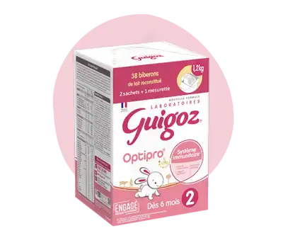 Guigoz Optipro 2 Lait En Poudre 2 Sachets/600g à Ris-Orangis