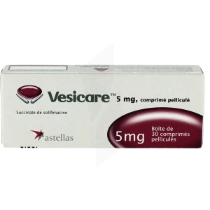 Vesicare 5 Mg, Comprimé Pelliculé
