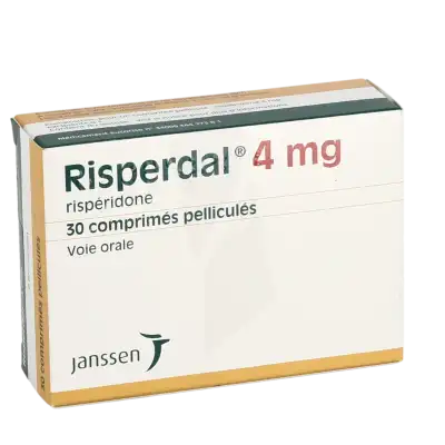 Risperdal 4 Mg, Comprimé Pelliculé à Lherm