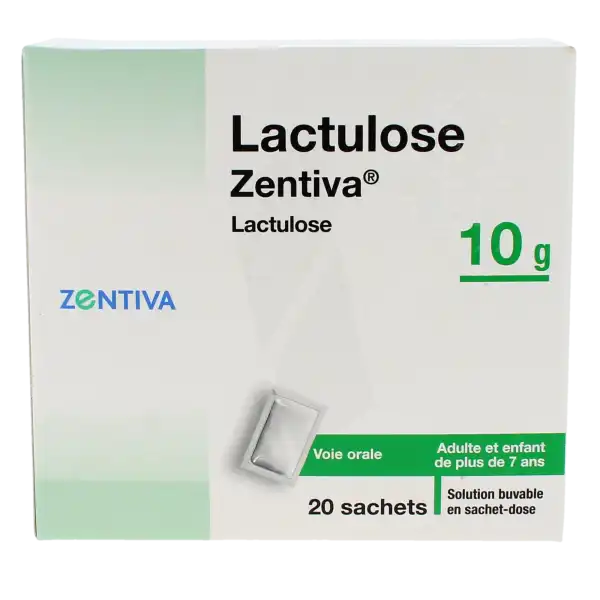 Lactulose Zentiva 10 G, Solution Buvable En Sachet-dose