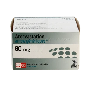 Atorvastatine Arrow Generiques 80 Mg, Comprimé Pelliculé