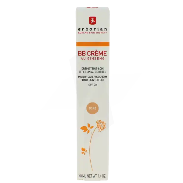 Erborian Bb Crème Au Ginseng Doré T/40ml