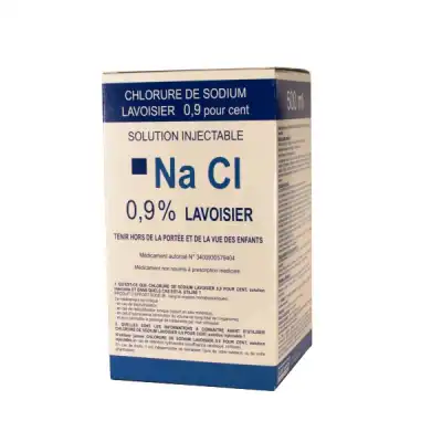 Chlorure De Sodium 0,9 % Lavoisier, Solution Pour Perfusion à La Ricamarie