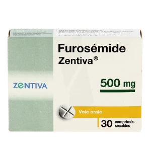 Furosemide Zentiva 500 Mg, Comprimé Sécable