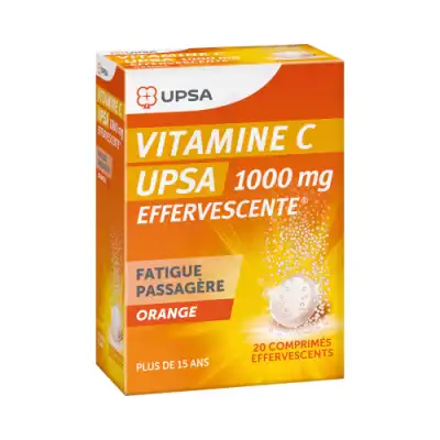 Vitamine C Upsa Effervescente 1000 Mg, Comprimé Effervescent à Ris-Orangis