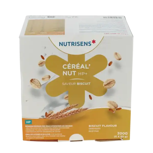 Nutrisens Cerealnut Hp+ Nutriment édulcoré Biscuité 6sachets/50g