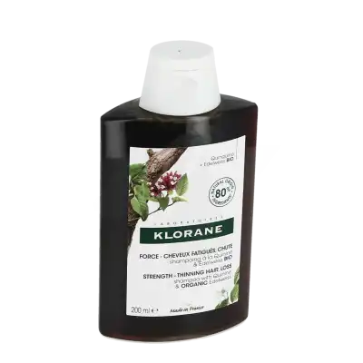 Klorane Capillaire Quinine + Edelweiss Shampooing Fortifiant Bio Fl/200ml à MIRAMONT-DE-GUYENNE