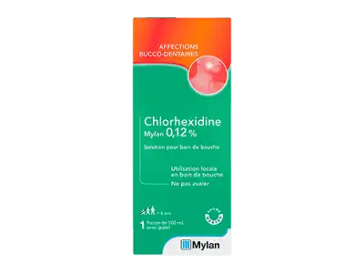 Chlorhexidine Mylan 0,12 %, Solution Pour Bain De Bouche à Dijon