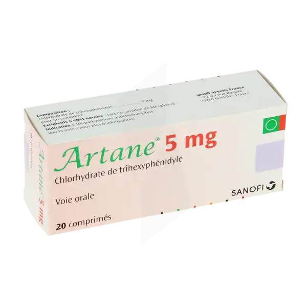 Artane 5 Mg, Comprimé