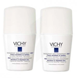 Vichy Deodorant Peaux Sensibles Lot 2 Billes/50ml