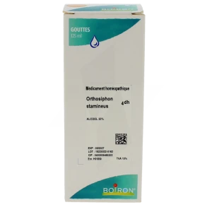 Boiron Orthosiphon Stamineus 4dh Solution Buvable En Gouttes Flacon De 125 Ml
