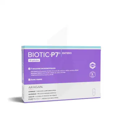 Aragan Pure Protect Biotic P7 Entero 10 Jours Gélules B/10 à Cholet