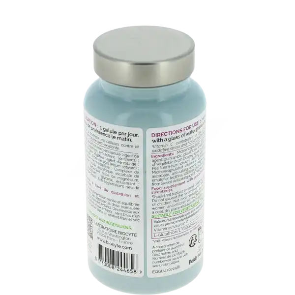 biocyte glutathion Pharmacie de la Poste - Parapharmacie Biocyte Glutathion Liposomal Gélules  Boîte De 30