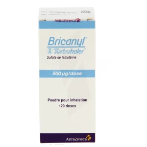 Bricanyl Turbuhaler 500 Microgrammes/dose, Poudre Pour Inhalation
