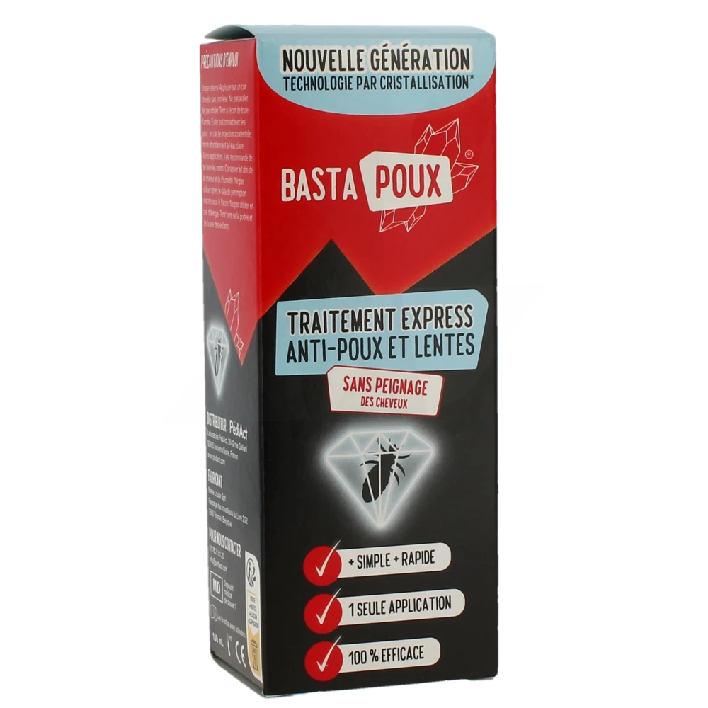 Bastapoux Trait Anti-poux Express Fl/100ml