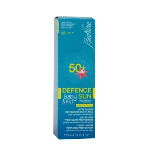 Bionike Defence Sun Baby&kid 50+ Lait Spray Peau Sensible Et Intolérante Fl/125ml